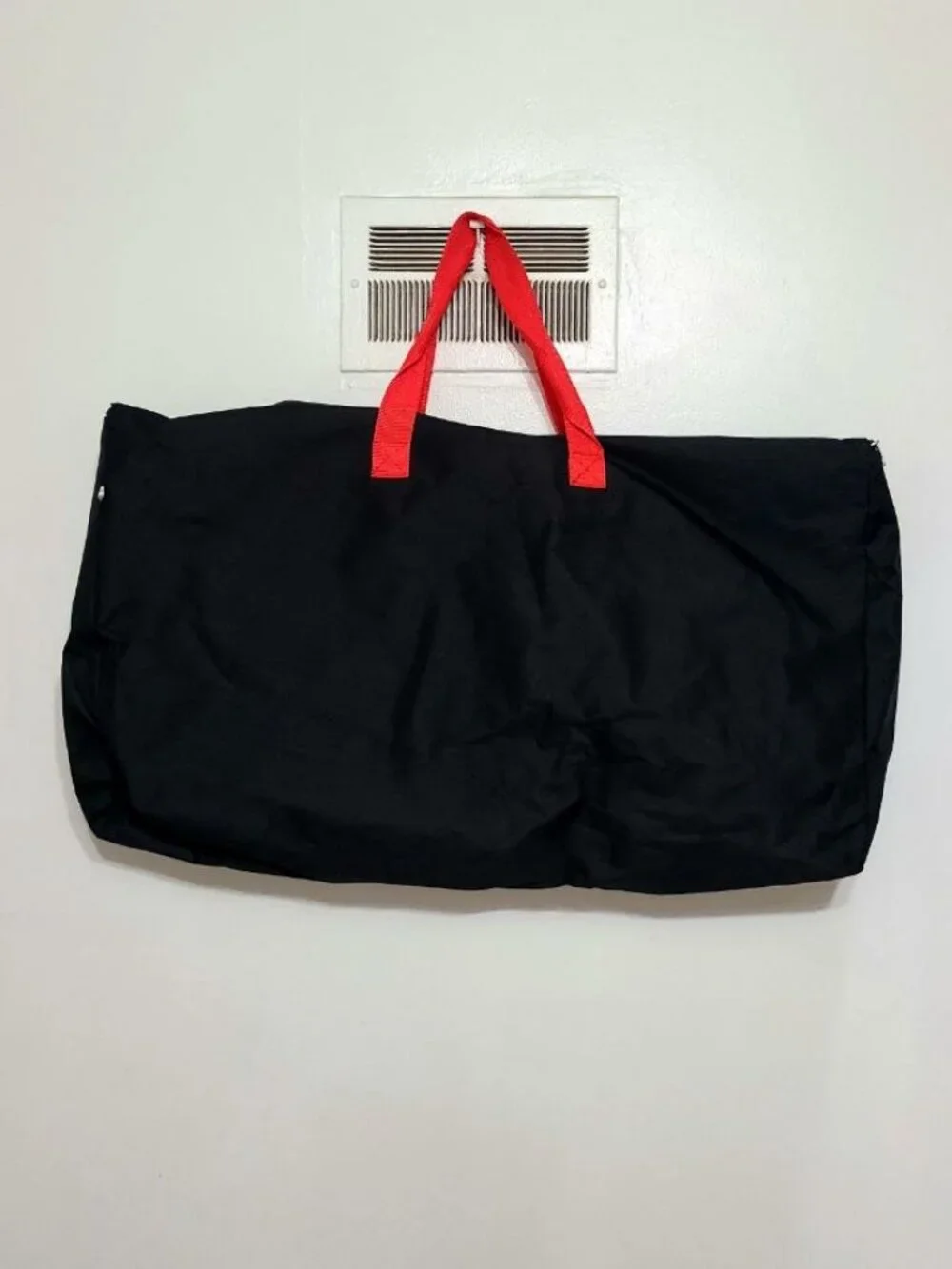 Large Black Duffel Storage Bag
